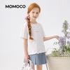 Летняя футболка с коротким рукавом для девочек MOMOCO