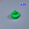Нетоксичные кубики Moc Держатель для свечи Круглый 1x1 Открытый шип 37762 20482 85861 Аксессуары Модель Образовательная игрушка для детей Строительные блоки