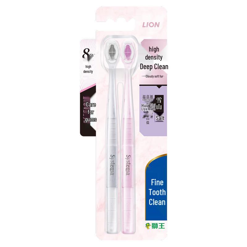 Lion Зубная щетка Fine-Clean с высокой плотностью щетинок для глубокой чистки