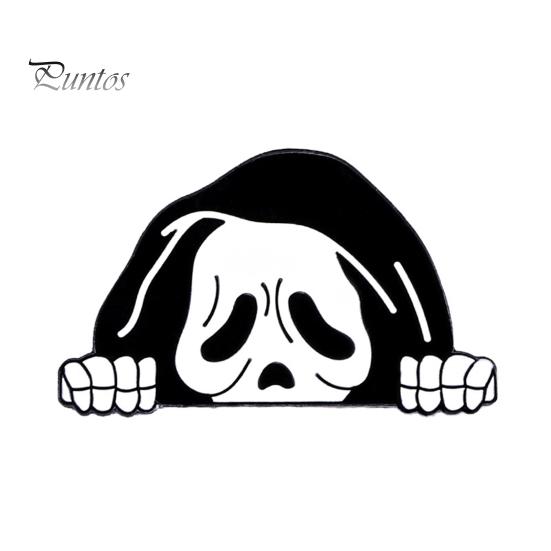 Брошь с черепом в стиле хип-хоп, панк, страшный, забавный, индивидуальный подарок, крутая женская и мужская одежда, сумка, булавка с лацканами, модные украшения