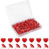 100 Pieces, 12mm Plastic Tack With Stainless Steel Point Tack Decoratives - DD