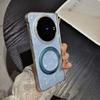 Применимо к чехлу для мобильного телефона vivoXFold1, золотой корпус, узор, двойная центральная ось, магнитное крепление, вращающаяся подставка, складной экран