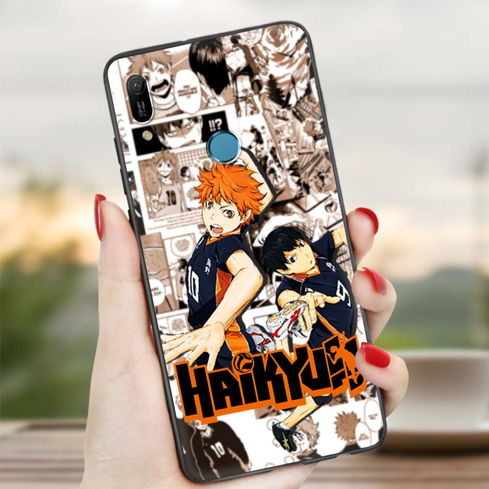 Мягкий чехол Haikyuu Hinata Attacks Love Volleyball Anime для Huawei P30 Pro P40 Lite EP Smart Z Y7 Y6 2019, чехол для телефона, сумка для мобильного телефона