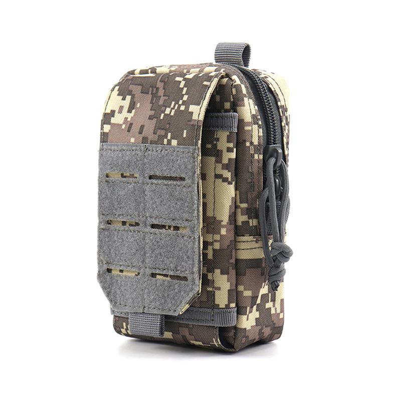 Мужская тактическая подсумка Molle Поясная сумка Маленький карман Военная поясная сумка Сумка для бега Дорожные сумки для кемпинга Мягкая спинка Bolsa