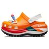 7-ELEVEN X Clogs Us Mega Crush EVA Sneaker Sandals Unisex Orange, Red and Green