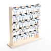 Solid Wood Jewelry Display: Large Capacity Earring Rack & Holder