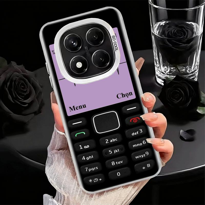 Смешной Ретро Телефон Мягкий Чехол для Телефона для Xiaomi Redmi Note 13 14 15 Pro Plus 12S 12 11S 11 11T 10S 10 Ударопрочный Задний Чехол