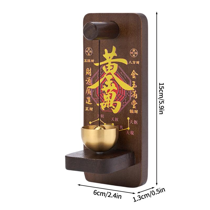 Japanese Doorbell Wood Wind Chime Wind Chimes Copper Bell Decorative Vintage Door Bell Home Decorations Campanillas De Viento