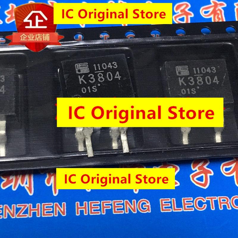 10pcs 2SK3804 A New Spot TO-263 75V 75A MOS Field Effect Tube SMD Triode Electronic Components K3804