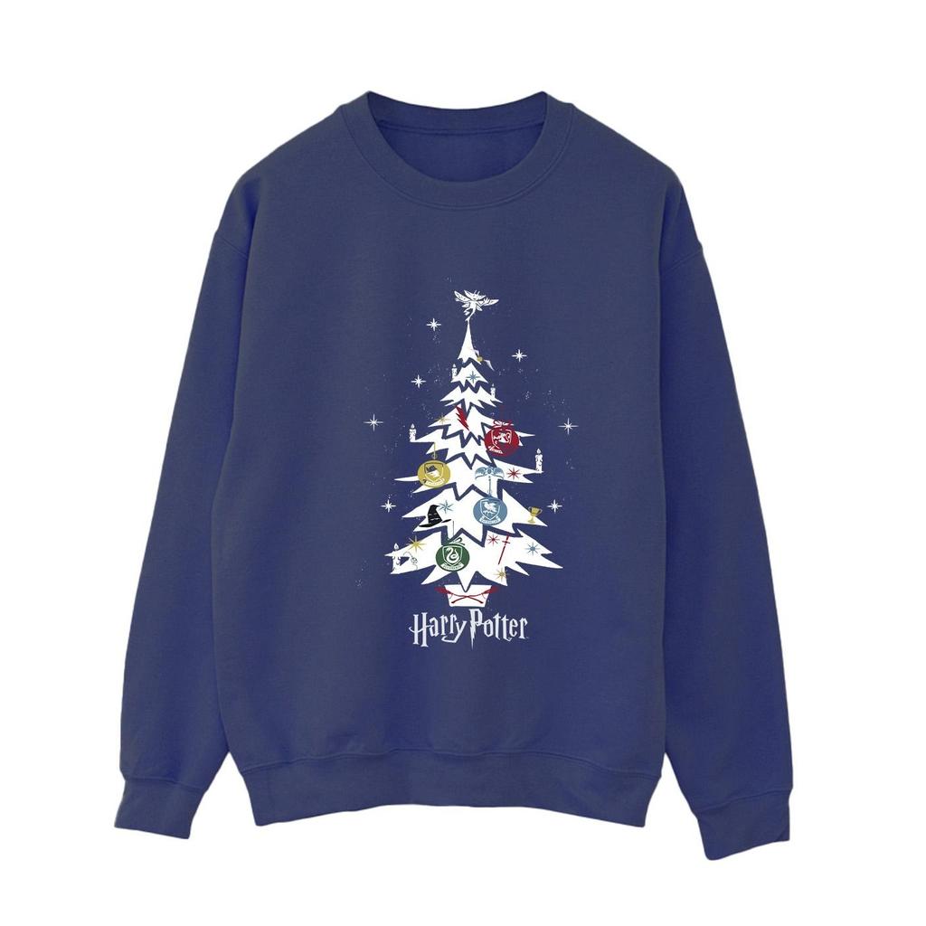 Harry Potter Womens/Ladies Christmas Tree Sweatshirt