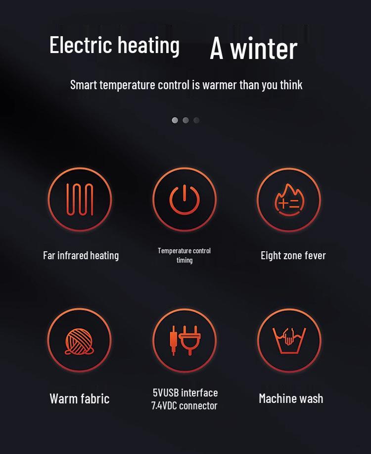 Мужские и женские хлопковые брюки с подогревом – 8 зон с регулируемой температурой, холодостойкие, толстые длинные брюки с манжетами.