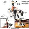 Cognitive Animal Model Toy: Dairy Cow, Buffalo, Yellow Cattle, Rhinoceros, Simmental Bull