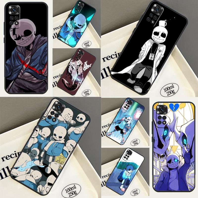 Game Undertale Sans Case For Xiaomi Redmi Note 8 9 10 11 12 Pro Plus Turbo 11S 10S 12S Redmi 9C 10C 12C Coque