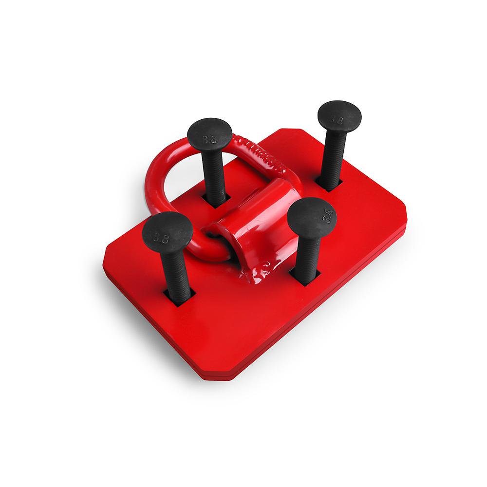 D-образные кольца 1/2 дюйма для прицепов и грузовых автомобилей. Набор из 2 анкеров с болтами, макс. 12 000 фунтов.