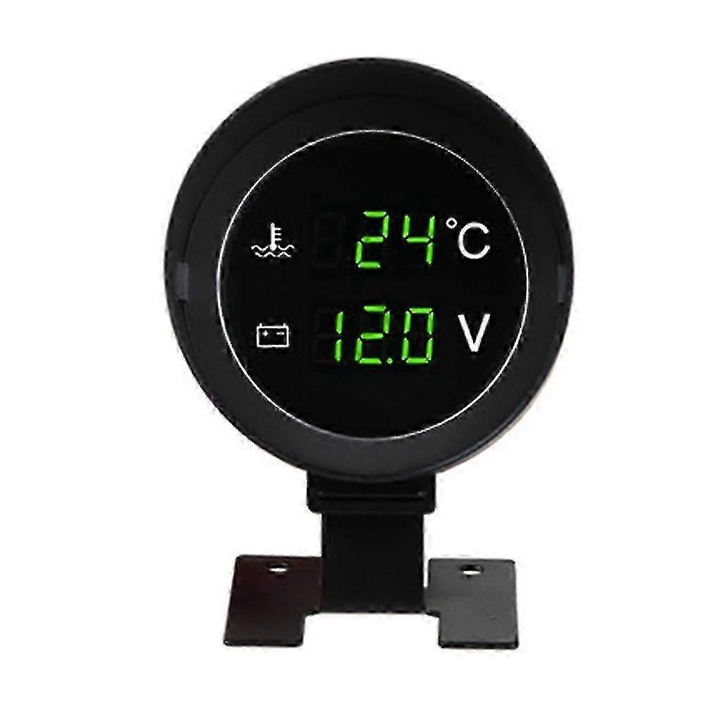 Car Engine Water Temperature Voltmeter Gauge Meter with 8-21mm Sensor 2025