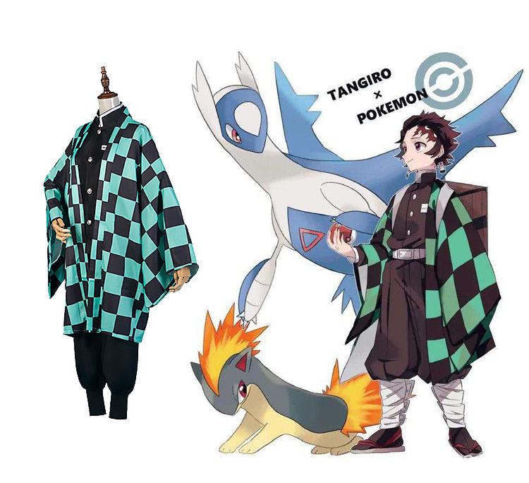 Demon Slayer Halloween Costume: Tanjiro, Nezuko, Zenitsu, and Giyu Cosplay