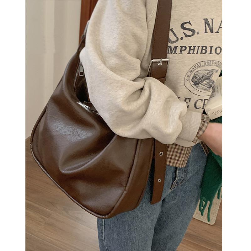 IELGY Модная женская сумка через плечо в стиле ленивой моды, большая вместительная сумка-тоут в стиле ретро