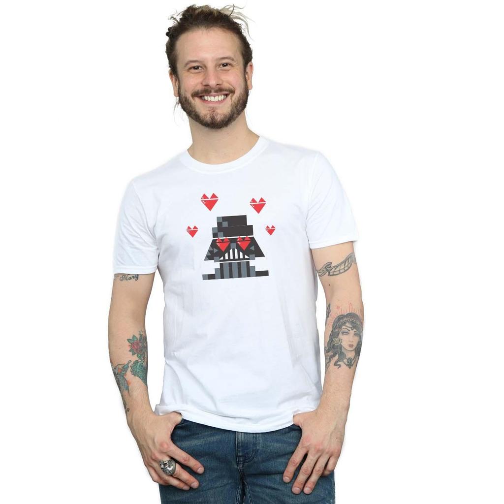 Star Wars Mens Valentines Vader In Love T-Shirt