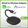 Новый беспроводной адаптер Carplay 2 в 1 Carplay и Android Auto Mini Box, проводной для беспроводного Carplay для USB-ключа Plug And Play 5G Wifi
