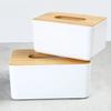 Bamboo Tissue Box Accessories Simple Living Room Dining Table Coffee Table Tissue Box Desktop Storage Kitchen Storage