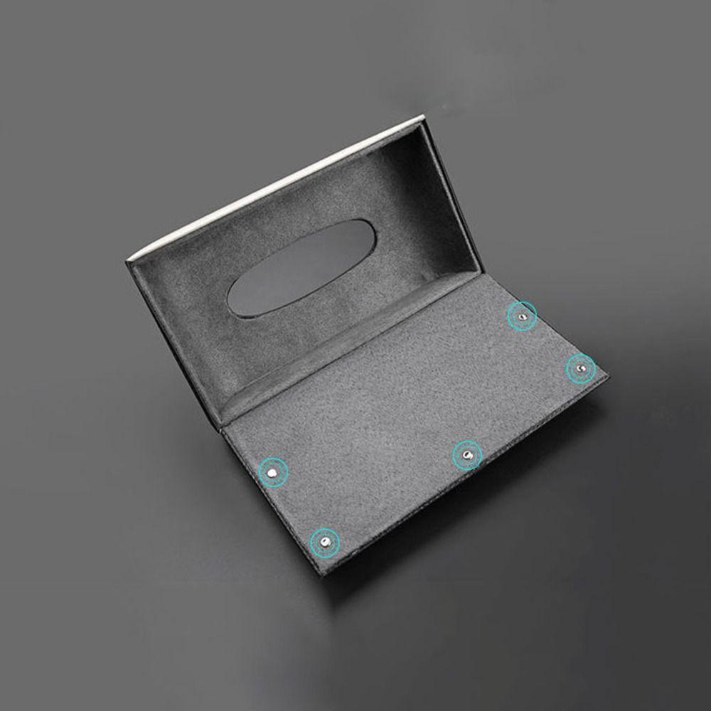 Hanging Armrest Box Tissue Box Universal Napkin Holder Multi-Function Car Sun Visor Tissue Box SUV