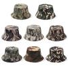 1PCS Camouflage Bucket Hat Wide Brim Visors Foldable Portable Anti-UV Women Men Beach Sun Hat Summer Fisherman Cap