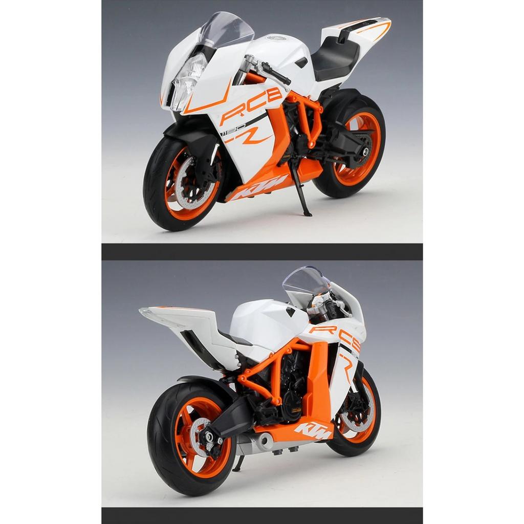 Welly 1/10 KTM 1190 RC8 R Сплав Спортивный Мотоцикл Модель Симуляция Металлическая Игрушка Уличный Гоночный Мотоцикл Модель Коллекция Детский Подарок