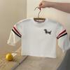 Kids Spring Autumn Long Sleeve Round Neck Cartoon Bear T Shirt for Boys and Girls