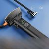 Portable Car Air Compressor Pump, Wireless Tire Inflator with Emergency Window Breaker Seatbelt Cutter, Digital Display, LED Light