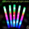 Colorful LED Light-Up Foam Stick: Silver Edition