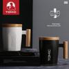 Керамическая кружка с деревянной ручкой TOMIC