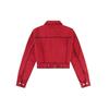 Levis X Feng Chen Wang Повседневная джинсовая куртка Женские куртки Красная A1054-0000