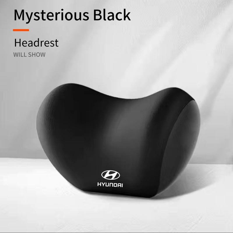 3D Memory Foam Car Logo Seat Headrest Lumbar Support Neck Cushion For Hyundai I30 I20 IX35 I40 Tucson Getz Veloster Kona B32
