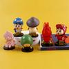 6Pcs/Set Anime Crayon Shinchan Figures Nohara Shinnosuke Action Figure Car Desktop Ornaments Kids Birthday Gift