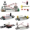 MOC City Train Building Block Train Track Corridor Elevating Rod Pedestriver Crossing Assembly Детская игрушка Подарок на день рождения