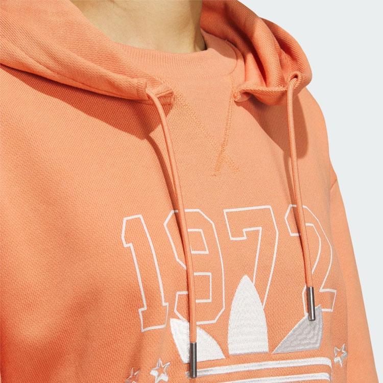 (WMNS) adidas originals Logo Sportswear Hoodie 'light khaki brown' Women's IW9413