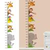 Animal Pattern Height Measurement Sticker Kid Growth Ruler  for Kids Room Kindergarten Decor