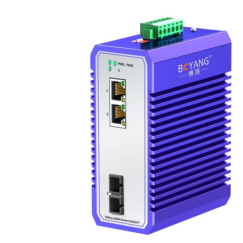 Boyang Industrial 100Mbps Fiber Optic Ethernet Converters