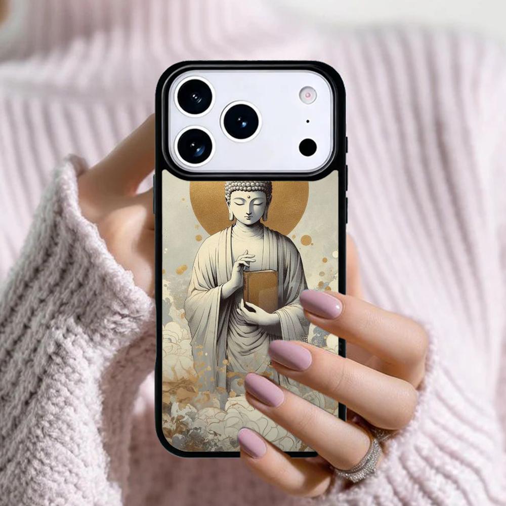 Буддизм Будда Шакьямуни ДЗЕН Чехол для телефона для Apple iPhone 17 Air 16E 15 14 Plus 13 12 11 Pro Max Mini Funda Чехол