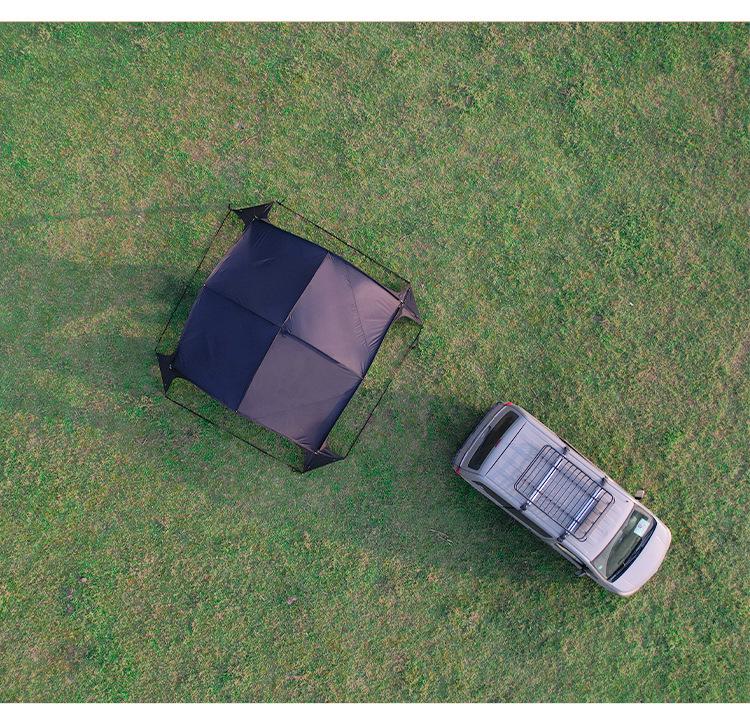 Купольная палатка: Солнцезащитный тент для нескольких человек, защита от непогоды, портативный для кемпинга на открытом воздухе.