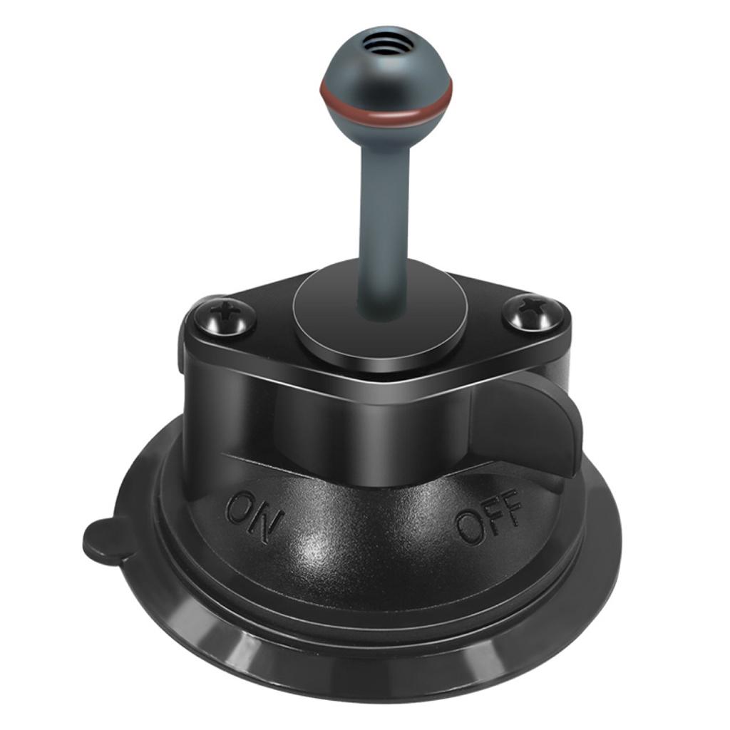 Ball Mount Twist Lock Suction Cup Base Window Mount 360 Degree Rotation for RAM Double Socket Arm Phones Action Camera Accessory