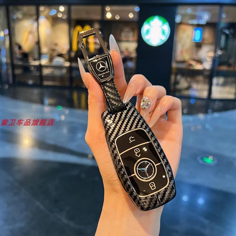 Car Remote Key Case Cover Shell Fob For Mercedes Benz A C E S G Class W177 W205 W213 X167 W222 CLA GLE GLB GLS AMG Maybach qw1
