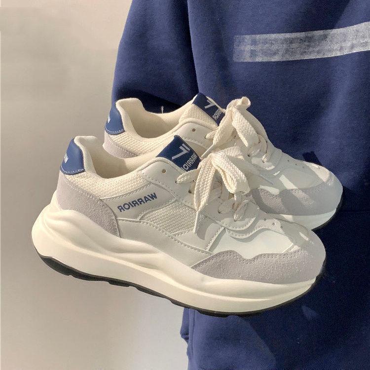 Waffle Forrest Gump Shoes Women's Spring and Autumn 2025 New Platform Versatile Dad Shoes Casual Retro Lightweight Sports Shoes