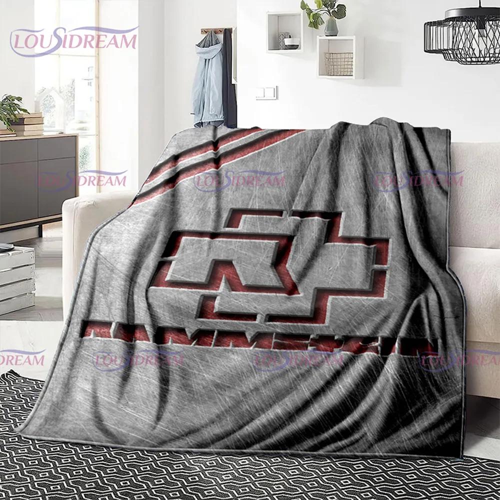 3D R-Rammstein Heavy Metal Band, мягкое плюшевое одеяло, фланелевое одеяло, одеяло для гостиной, спальни, кровати, дивана, вентилятора, одеяло