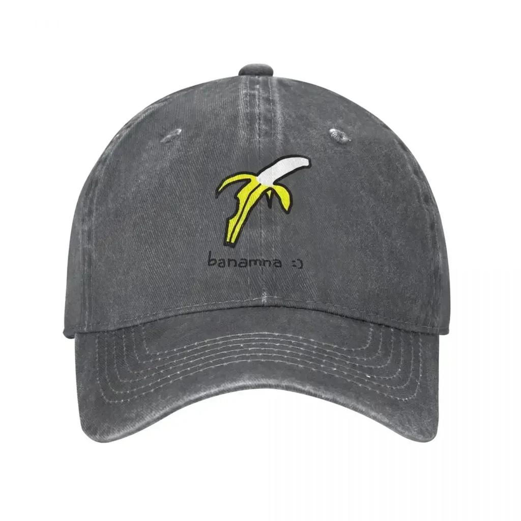 Бейсболки Banamna Snapback Стиранные джинсовые кепки Регулируемые для улицы Кепки Спортивные Бейсбольные Ковбойские шляпы для унисекса