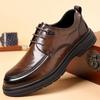 Модные повседневные кожаные мужские туфли деловая обувь элегантная мужская одежда джентльменская обувь для вечеринок новый стиль трендовые туфли оксфорды