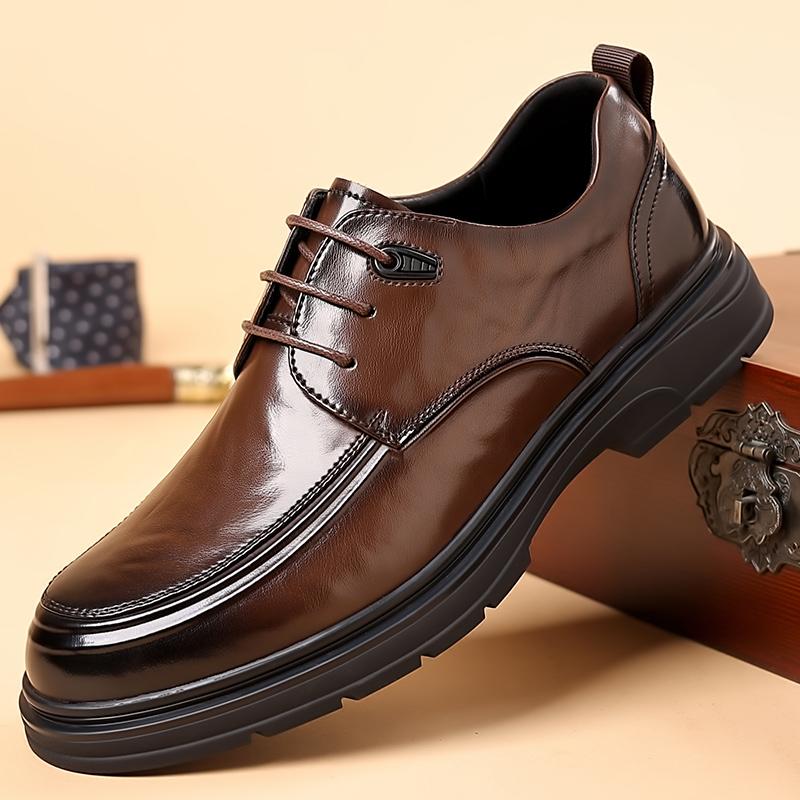 Модные повседневные кожаные мужские туфли деловая обувь элегантная мужская одежда джентльменская обувь для вечеринок новый стиль трендовые туфли оксфорды