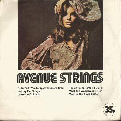 7-дюймовая пластинка AVENUE STRINGS Avenue Strings EVA2006 FOREST 1971 UK Pop Б/у