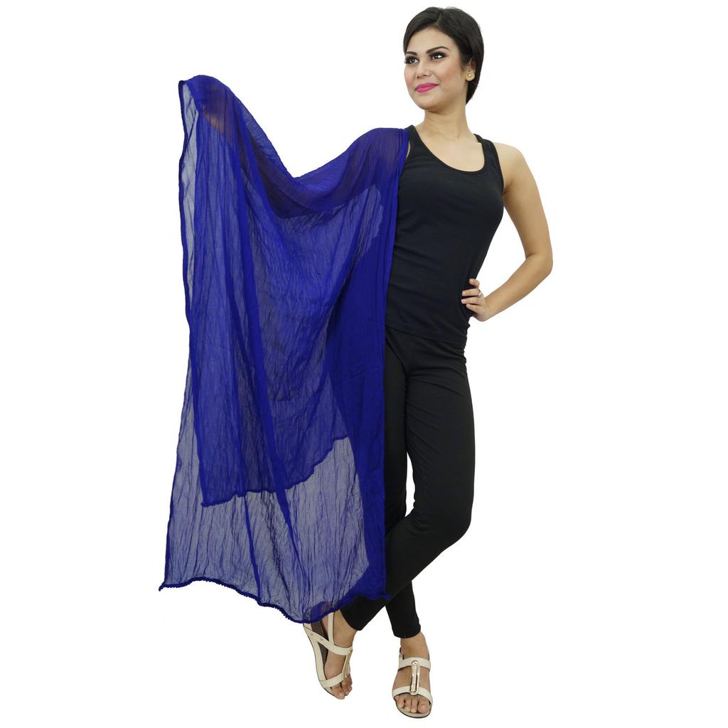 Женские шарфы Dupatta из шифоновой смеси Indian Chunni Long Stole Beach