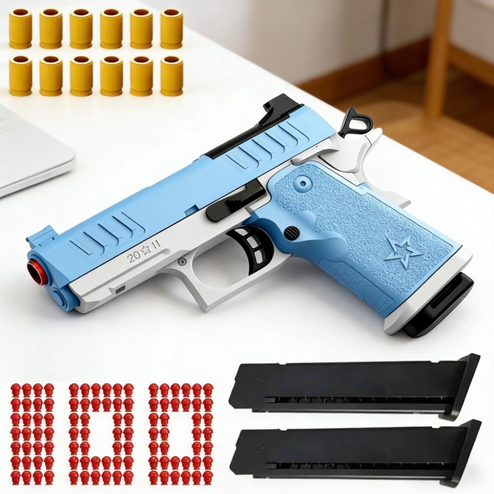 2011G17 Игрушечный пистолет с выбрасыванием гильз и отдачей - Непрерывная стрельба Пустой висящий Открытая игра в страйкбол для подростков и взрослых
